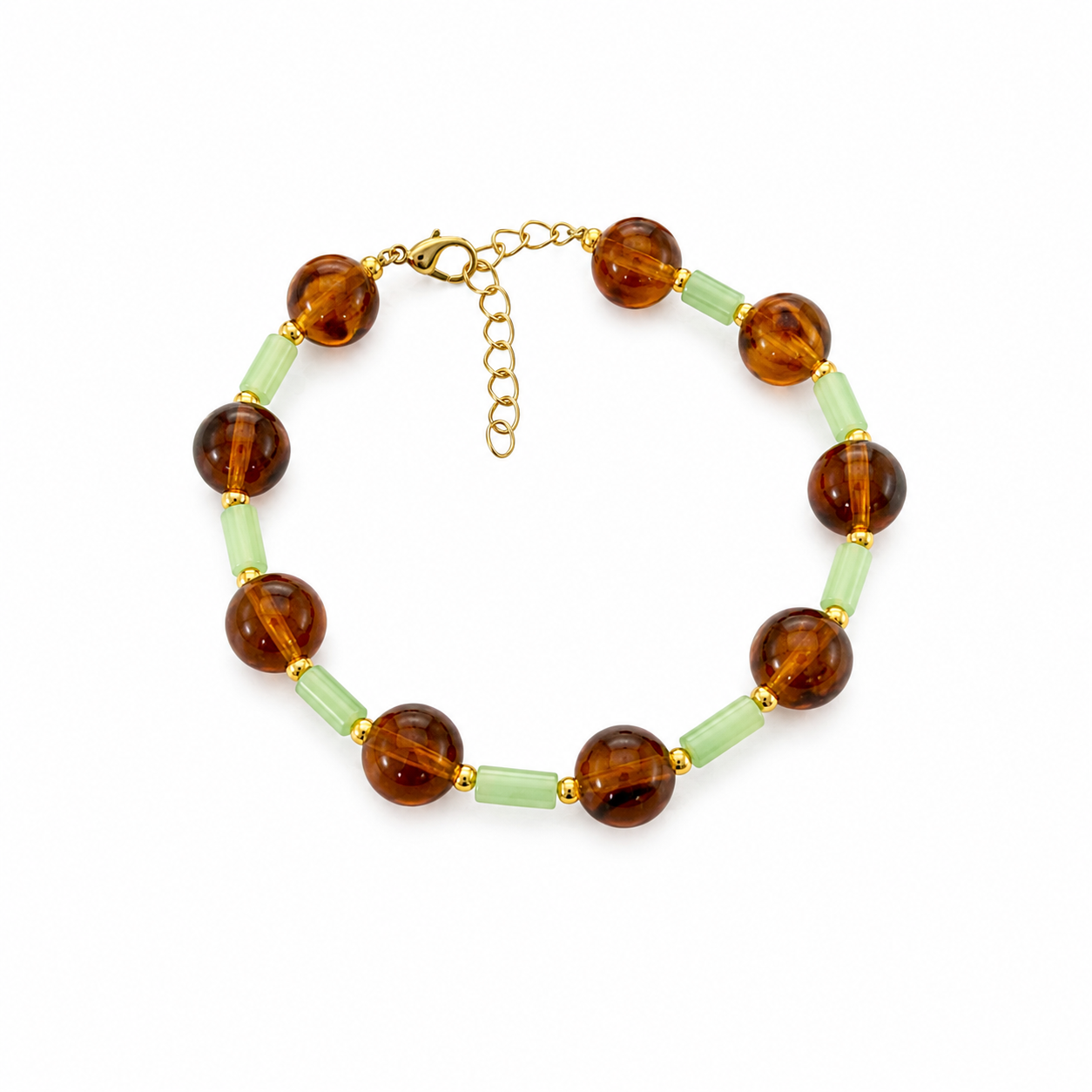 Marble amber - armband